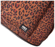 Roka Gatwick Petit sac de sport en toile recyclée - Mini Léopard Marron