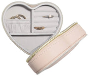 Boîte à bijoux de voyage Stackers Heart Travel Mum - Blush/Or