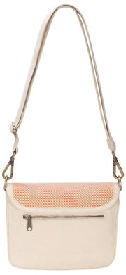 Sac à Bandoulière Tissé Hindbag Margault - Rouge Corail