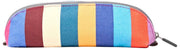 Roka Tate Petite pochette en toile de coton - Larges rayures multiples