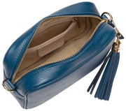 Sac bandoulière Elie Beaumont - Bleu Baltique