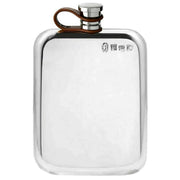 english-pewter-company-6oz-plain-leather-flexi-cap-purse-flask---silver-34391306
