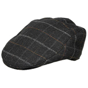 dents-colliford-check-tweed-flat-cap---charcoal-grey-34491096