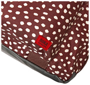 Sac de sport Roka Gatwick en toile recyclée de taille moyenne - Pois marron