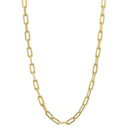 Beginnings Open Link Charm Carrier Necklace - Gold