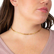 Beginnings Open Link Charm Carrier Necklace - Gold