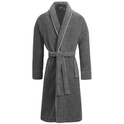 Bown of London Europa Towelling Dressing Gown - Grey