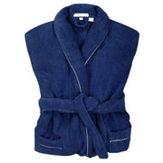 Bown of London Phoenix Towelling Dressing Gown - Navy