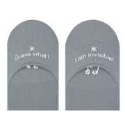 Burlington Aberdeen No Show Socks - Hematite Grey
