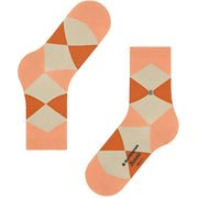 Chaussettes courtes Burlington Bonnie - Orange pêche