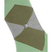Chaussettes Courtes Burlington Bonnie - Vert Persan