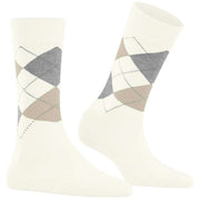 Chaussettes Burlington Covent Garden - Blanc Cassé