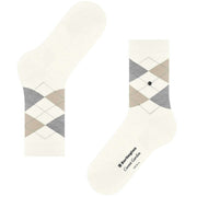 Chaussettes Burlington Covent Garden - Blanc Cassé