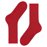 Chaussettes Burlington Duke Street - Rouge Feu