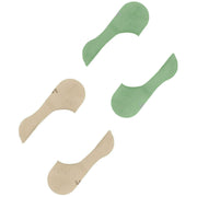Lot de 2 paires de chaussettes invisibles Burlington Everyday - Vert persan