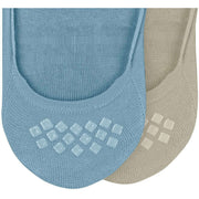 Lot de 2 paires de chaussettes invisibles Burlington Everyday - Bleu Patagonia