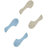 Lot de 2 paires de chaussettes invisibles Burlington Everyday - Bleu Patagonia