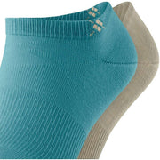 Lot de 2 paires de chaussettes pour baskets Burlington Everyday - Key Largo Blue