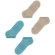 Lot de 2 paires de chaussettes pour baskets Burlington Everyday - Key Largo Blue