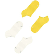 Lot de 2 paires de chaussettes pour baskets Burlington Everyday - Blanc cassé