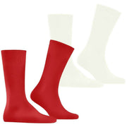 Lot de 2 paires de chaussettes Burlington Everyday - Rose tulipe