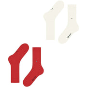 Lot de 2 paires de chaussettes Burlington Everyday - Rose tulipe