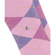 Lot de 2 paires de chaussettes Burlington Everyday Argyle - Berry Pool Pink