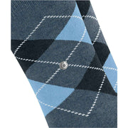 Lot de 2 paires de chaussettes Burlington Everyday Argyle - Bleu denim clair