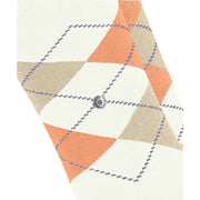 Lot de 2 paires de chaussettes Burlington Everyday Argyle - Blanc cassé