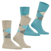 Lot de 2 paires de chaussettes Burlington Everyday Argyle - Zemet Beige