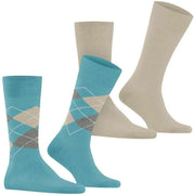 Lot de 2 paires de chaussettes Burlington Everyday Mix - Key Largo Blue
