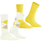 Lot de 2 paires de chaussettes Burlington Everyday Mix - Blanc cassé