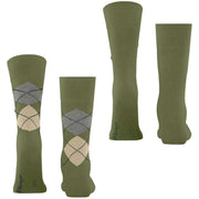 Lot de 2 paires de chaussettes Burlington Everyday Mix - Salvia Green