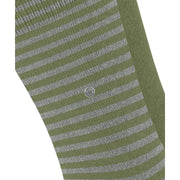 Lot de 2 paires de chaussettes Burlington Everyday Stripe Mix - Salvia Green