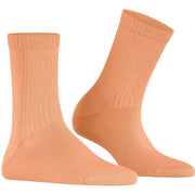 Chaussettes Burlington Fleet Street - Orange Pêche