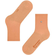 Chaussettes Burlington Fleet Street - Orange Pêche