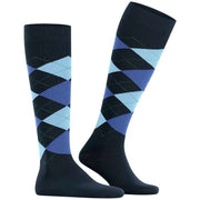 Burlington King Knee High Sock - Marine Blue