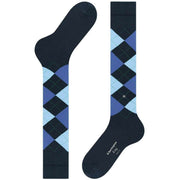 Burlington King Knee High Sock - Marine Blue
