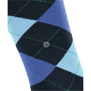 Burlington King Knee High Sock - Marine Blue