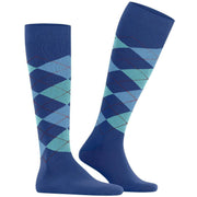 Chaussettes hautes Burlington King - Komblau Blue