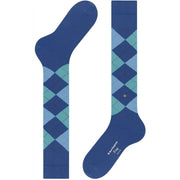 Chaussettes hautes Burlington King - Komblau Blue