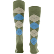 Chaussettes hautes Burlington King - Vert Salvia