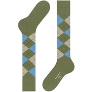 Chaussettes hautes Burlington King - Vert Salvia