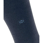 Burlington Leeds Socks - Dark Blue Mel