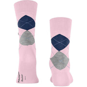 Chaussettes Burlington Manchester - Rose Fleur