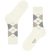 Chaussettes Burlington Manchester - Blanc cassé