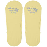 Chaussettes invisibles Burlington Merseyside - Jaune pâle