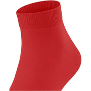 Chaussettes Burlington Palace Street Sneaker - Rouge Tulipe