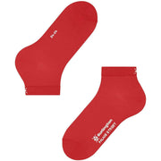 Chaussettes Burlington Palace Street Sneaker - Rouge Tulipe