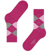 Chaussettes Burlington Queen - Rouge Aubergine